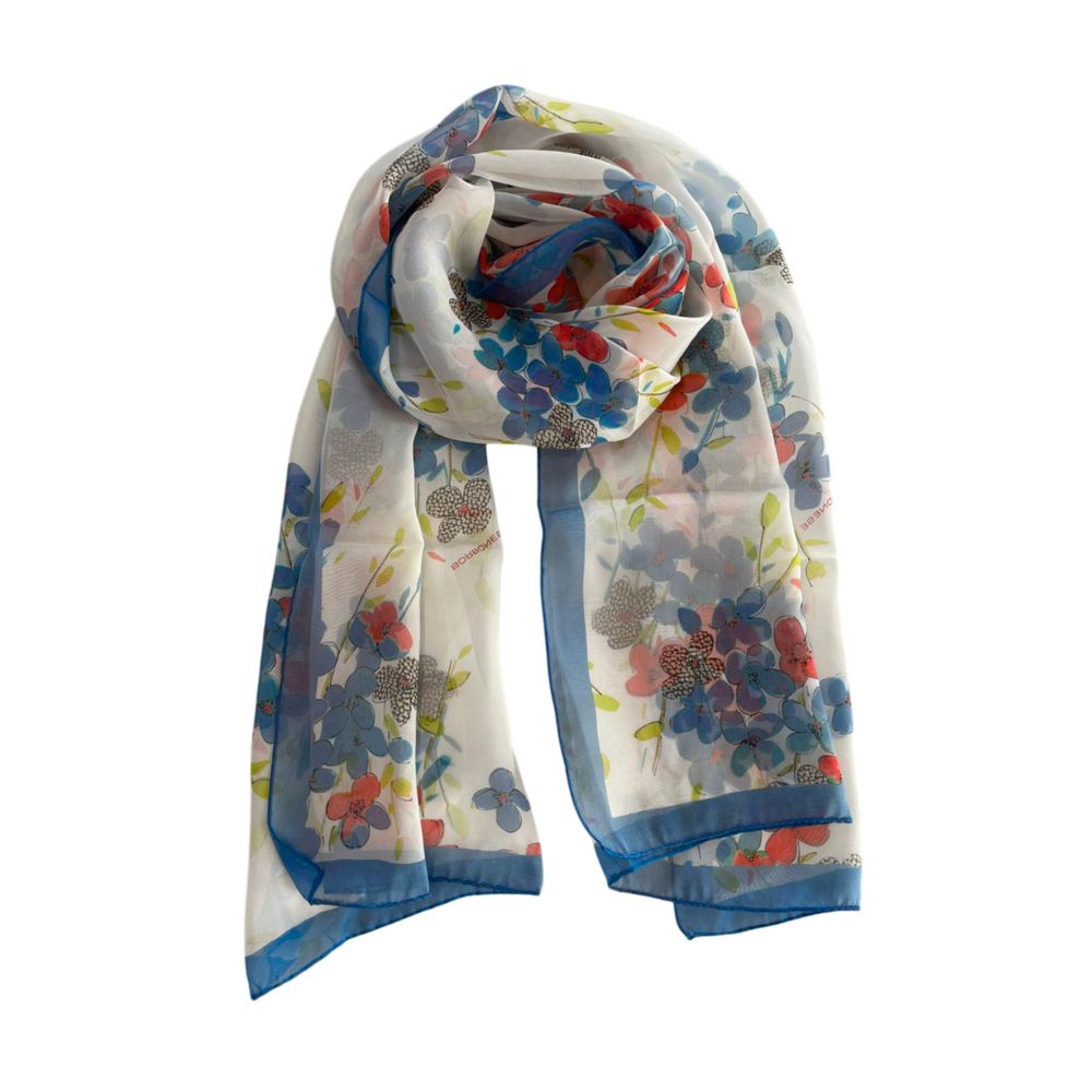 Borbonese White Silk Women Women's Scarf