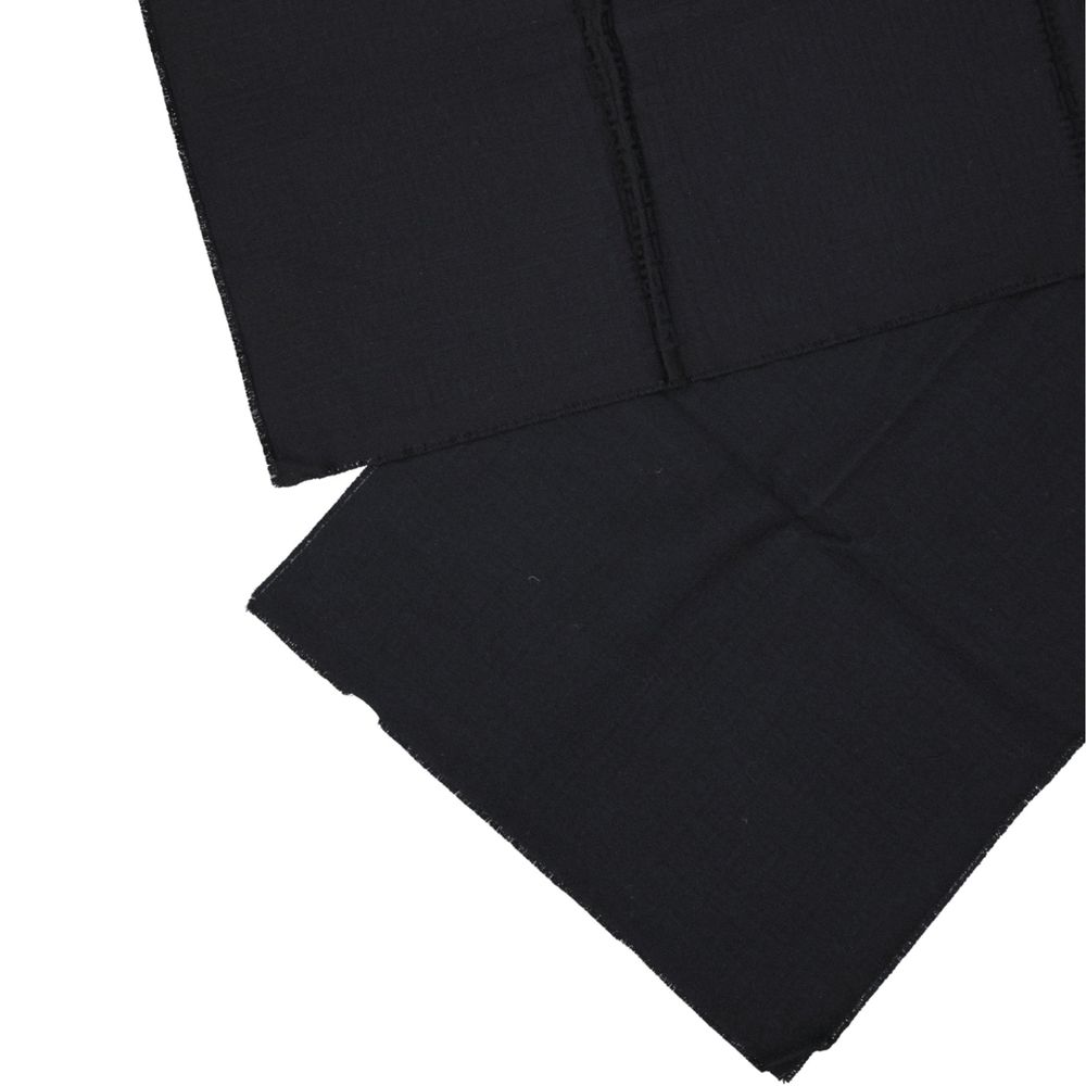 Givenchy Black Virgin Wool Men's Scarf