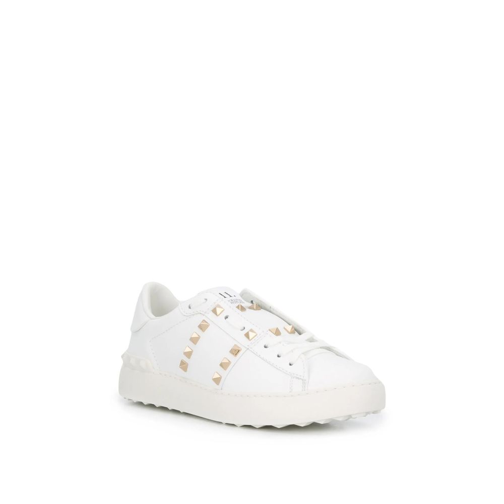 Valentino Garavani White Leather Men's Sneakers