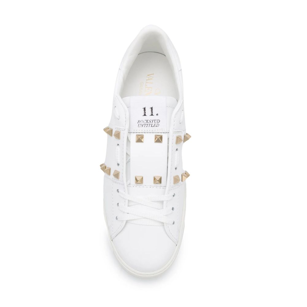 Valentino Garavani White Leather Men's Sneakers
