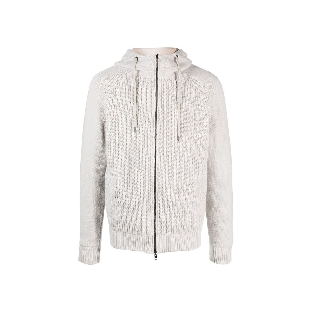 Herno Gray Wool Men's Bomber