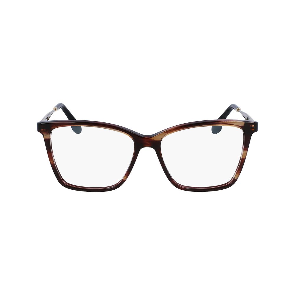 Victoria Beckham Brown Acetate Glasses Women's (Frames)