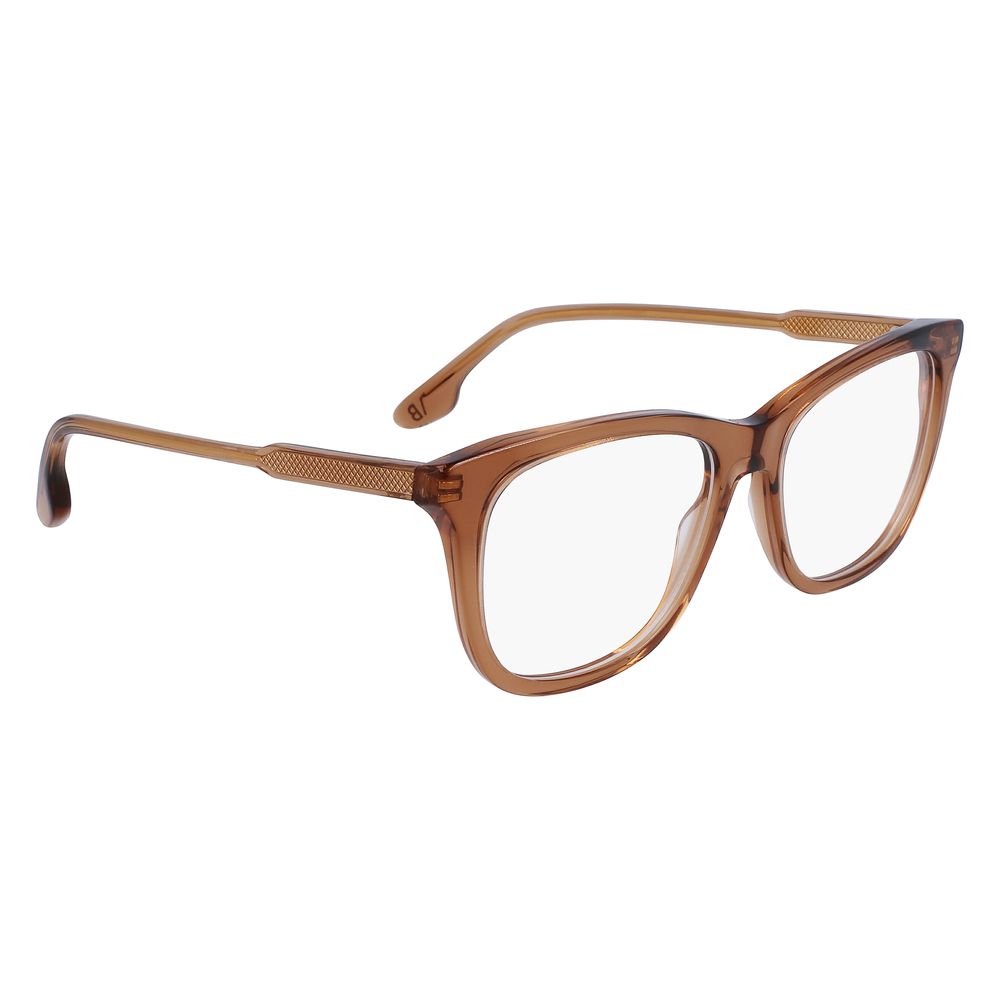 Victoria Beckham Brown Acetate Glasses Women's (Frames)
