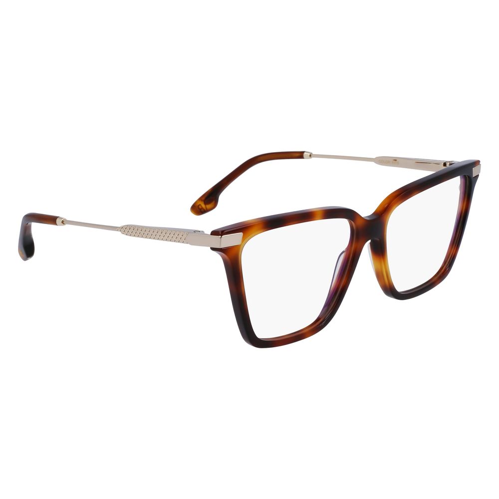 Victoria Beckham Brown Acetate Glasses Women's (Frames)