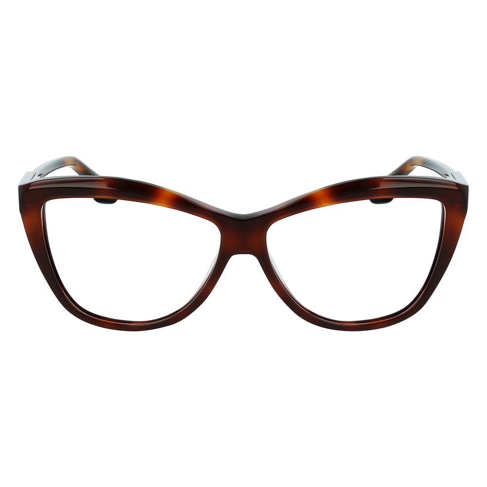 Victoria Beckham Brown Acetate Glasses Women's (Frames)