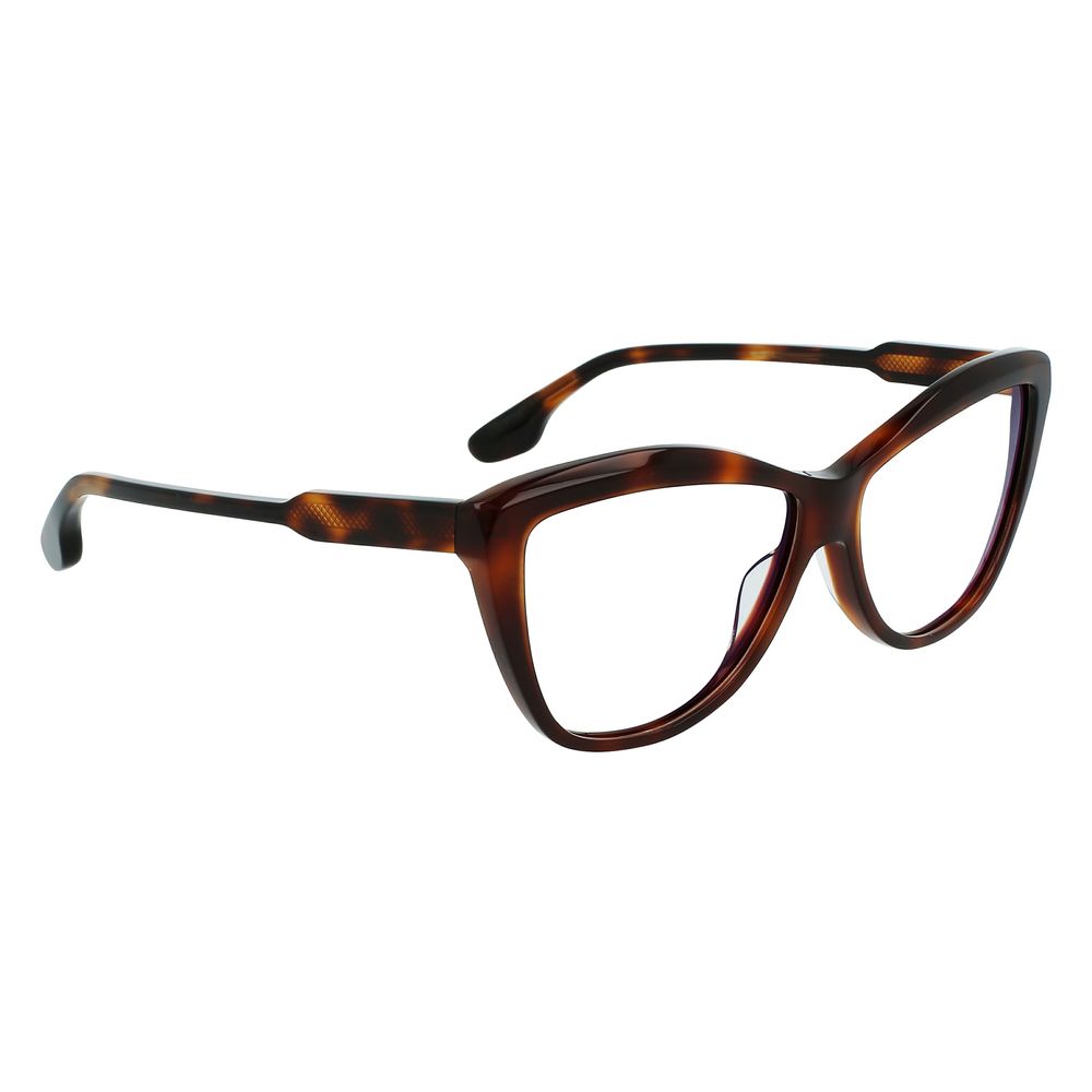 Victoria Beckham Brown Acetate Glasses Women's (Frames)