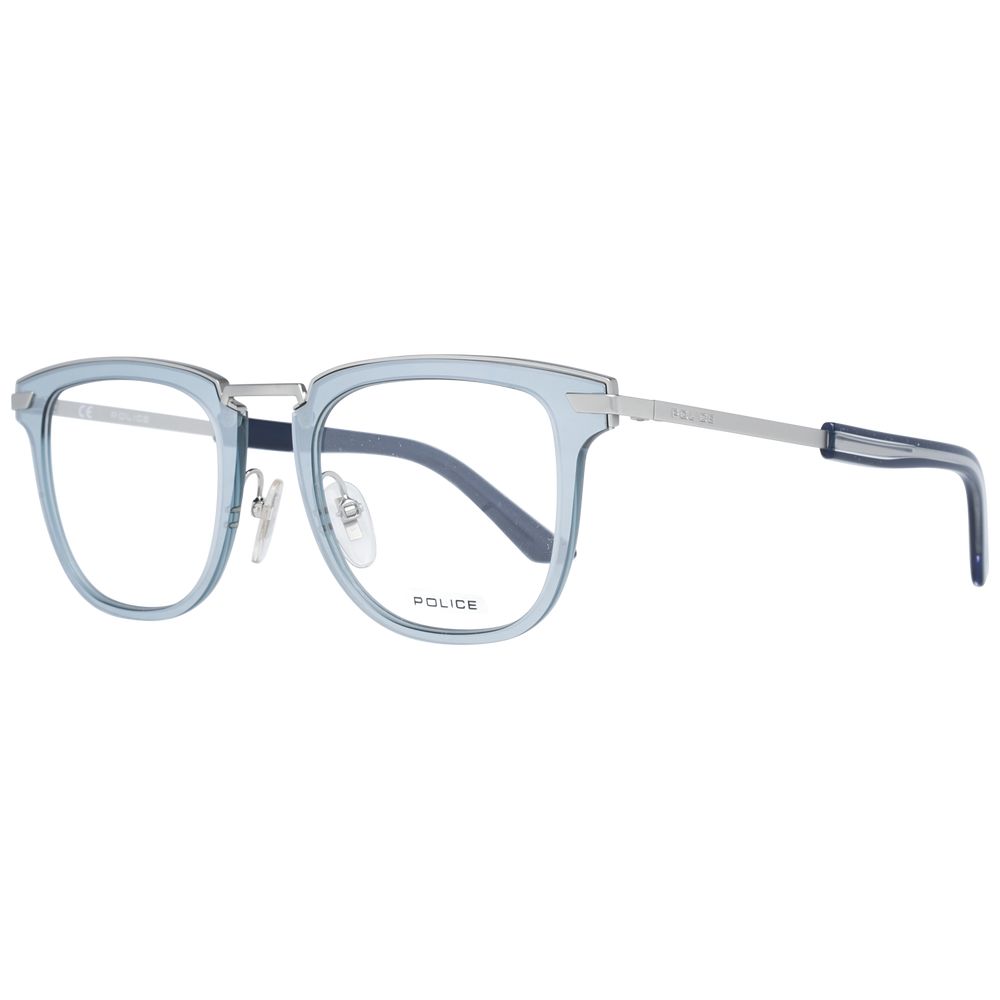 Police Silver Metal & Plastic Glasses Men's (Frames)
