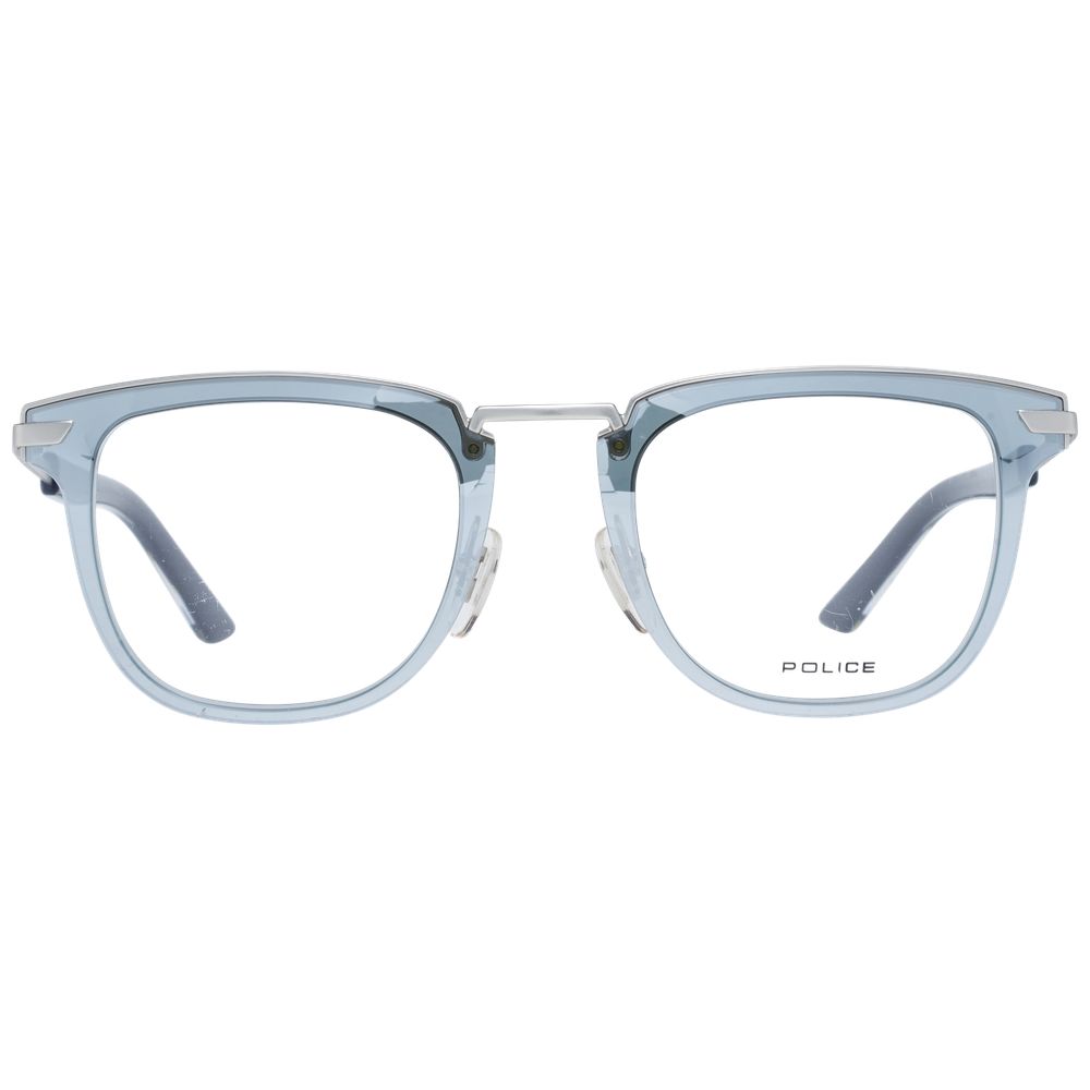 Police Silver Metal & Plastic Glasses Men's (Frames)