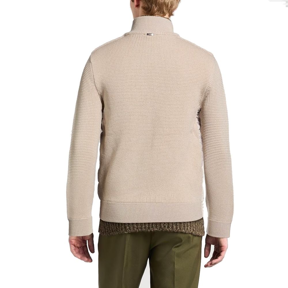 Herno Beige Virgin Wool Men's Clothing
