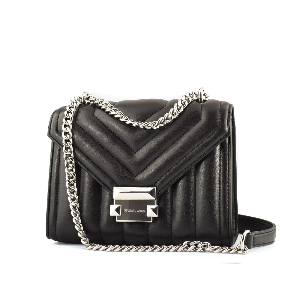 Michael Kors Black Leather Shoulder Women's Bag