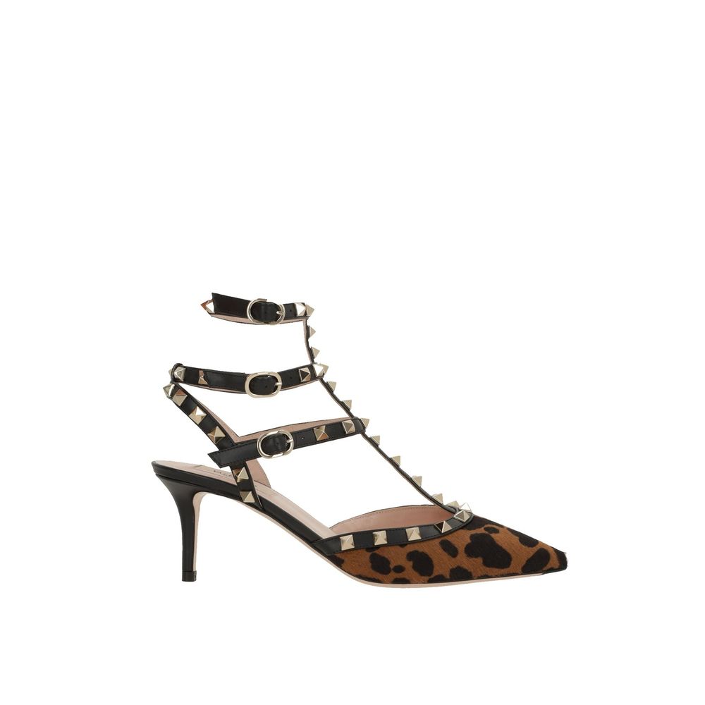 Valentino Garavani Black Calfskin Platform Women's Pumps