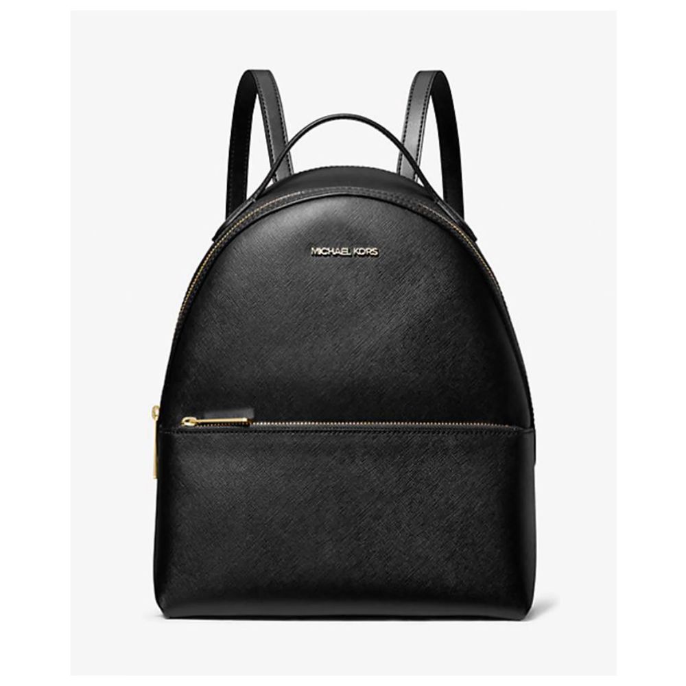 Michael Kors Black Leather Women's Backpack