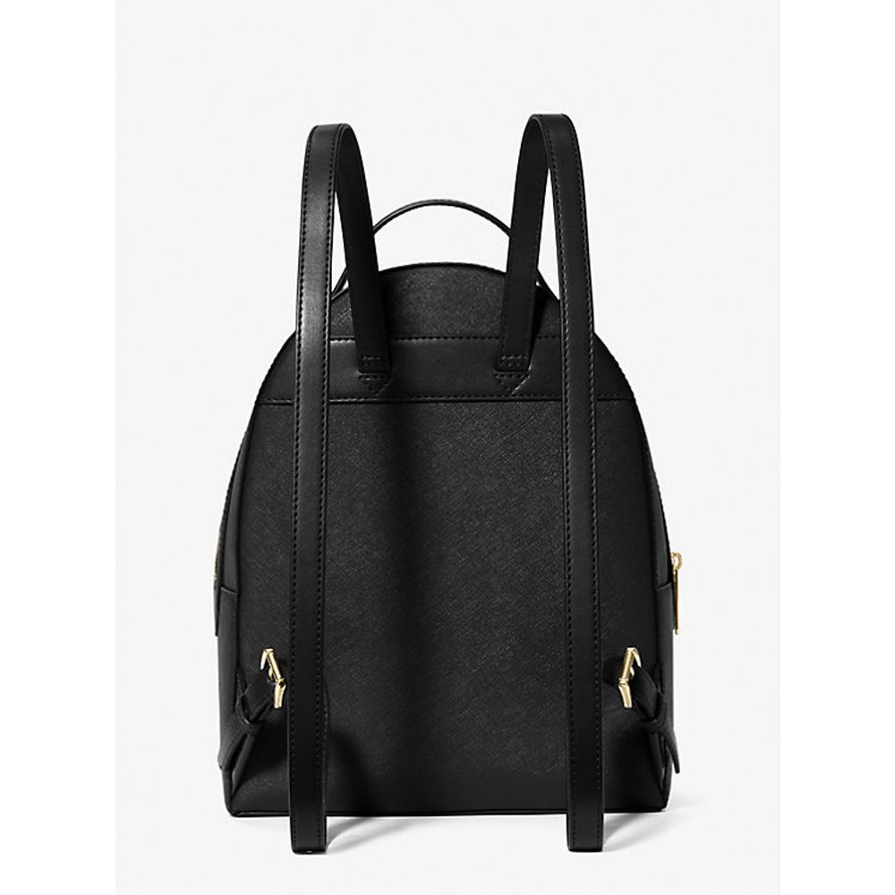 Michael Kors Black Leather Women's Backpack