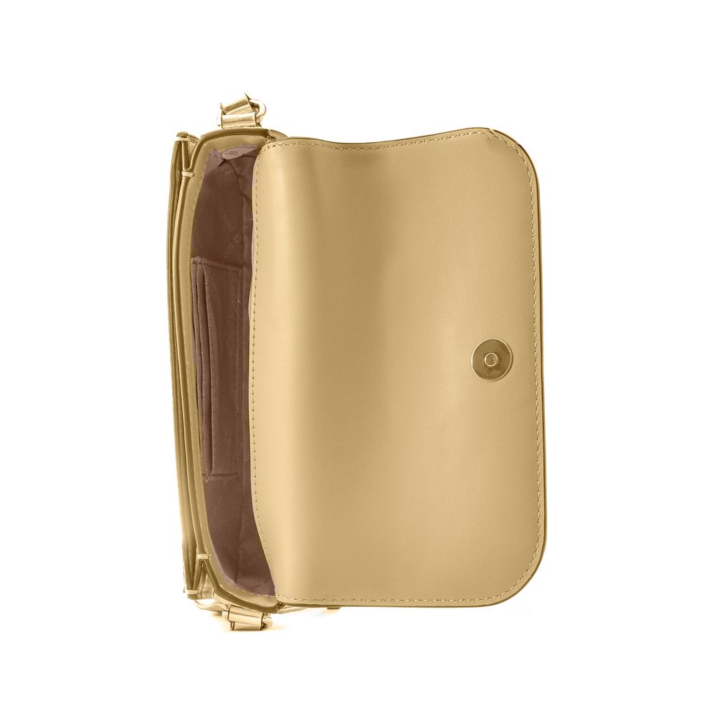 Michael Kors Gold Leather Crossbody Women's Bag