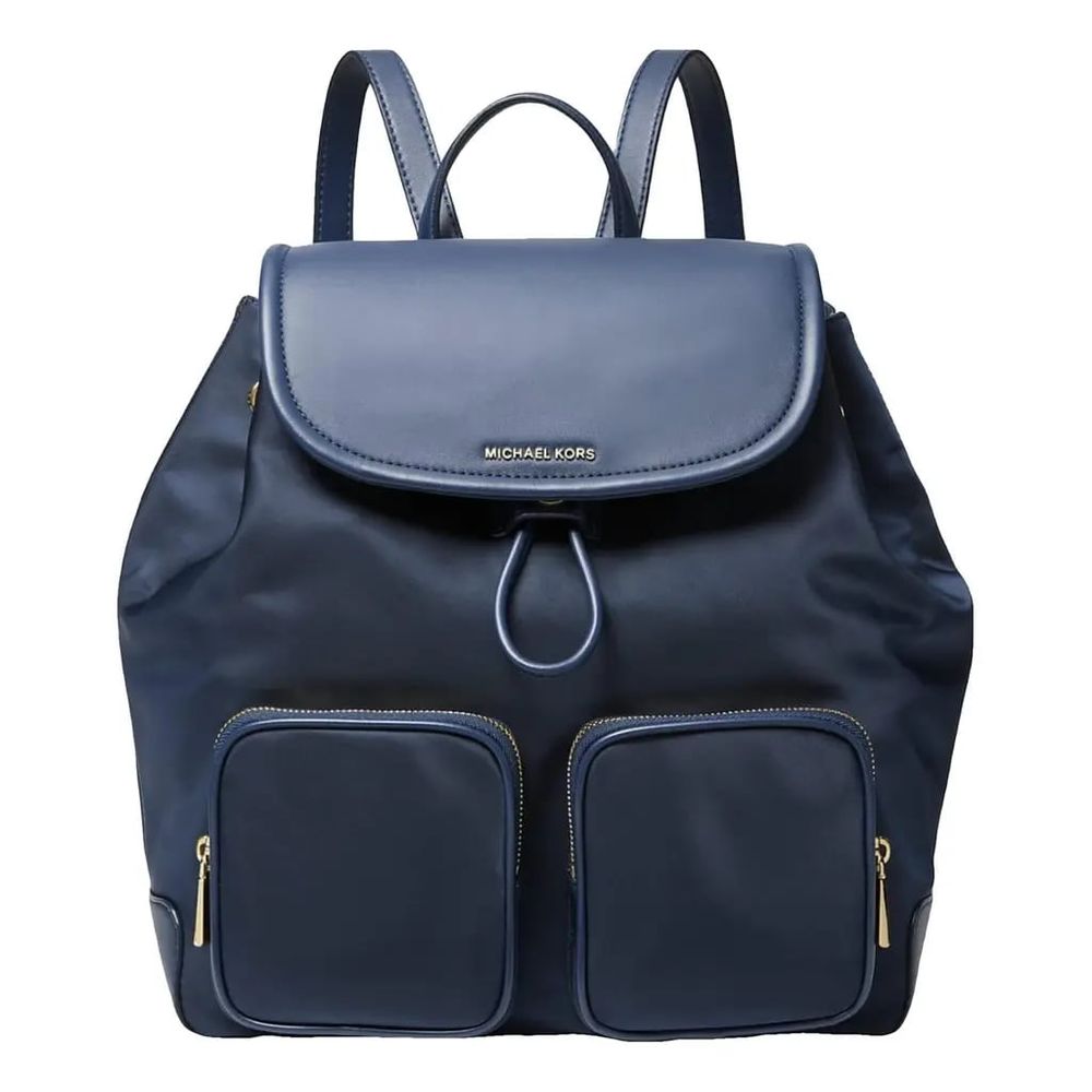 Michael Kors Blue Canvas  Backpack