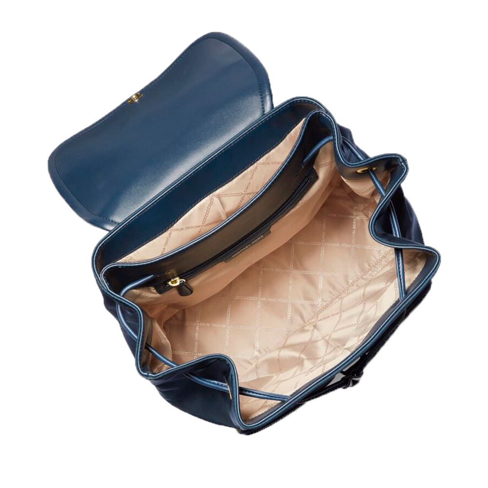 Michael Kors Blue Canvas  Backpack