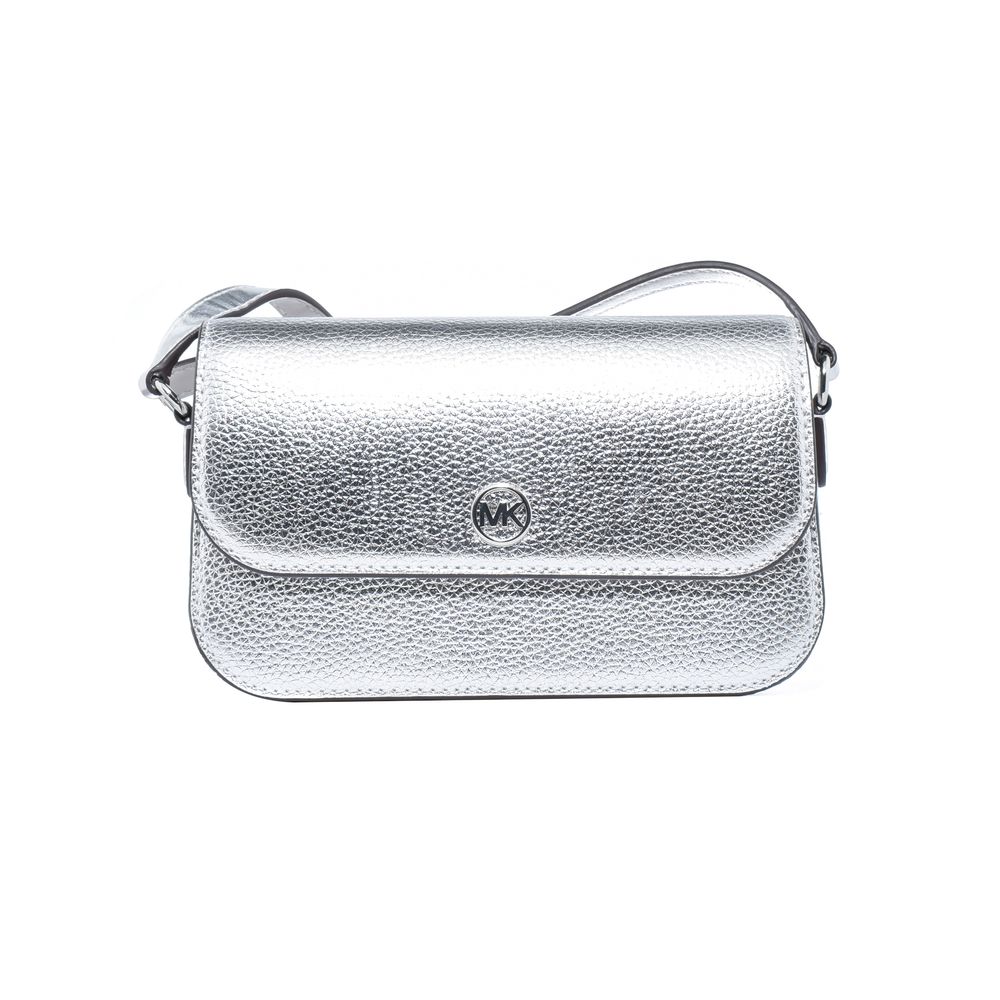 Michael Kors Gray Leather Shoulder Women's Bag