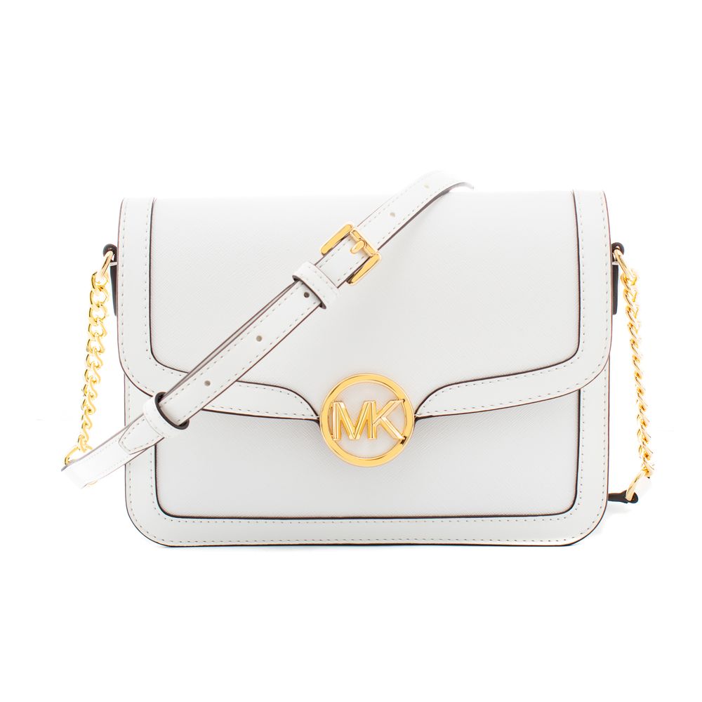 Michael Kors White Canvas Shoulder Women's Bag