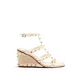 Valentino Garavani Bicolor Calfskin Wedge Women's Sandals