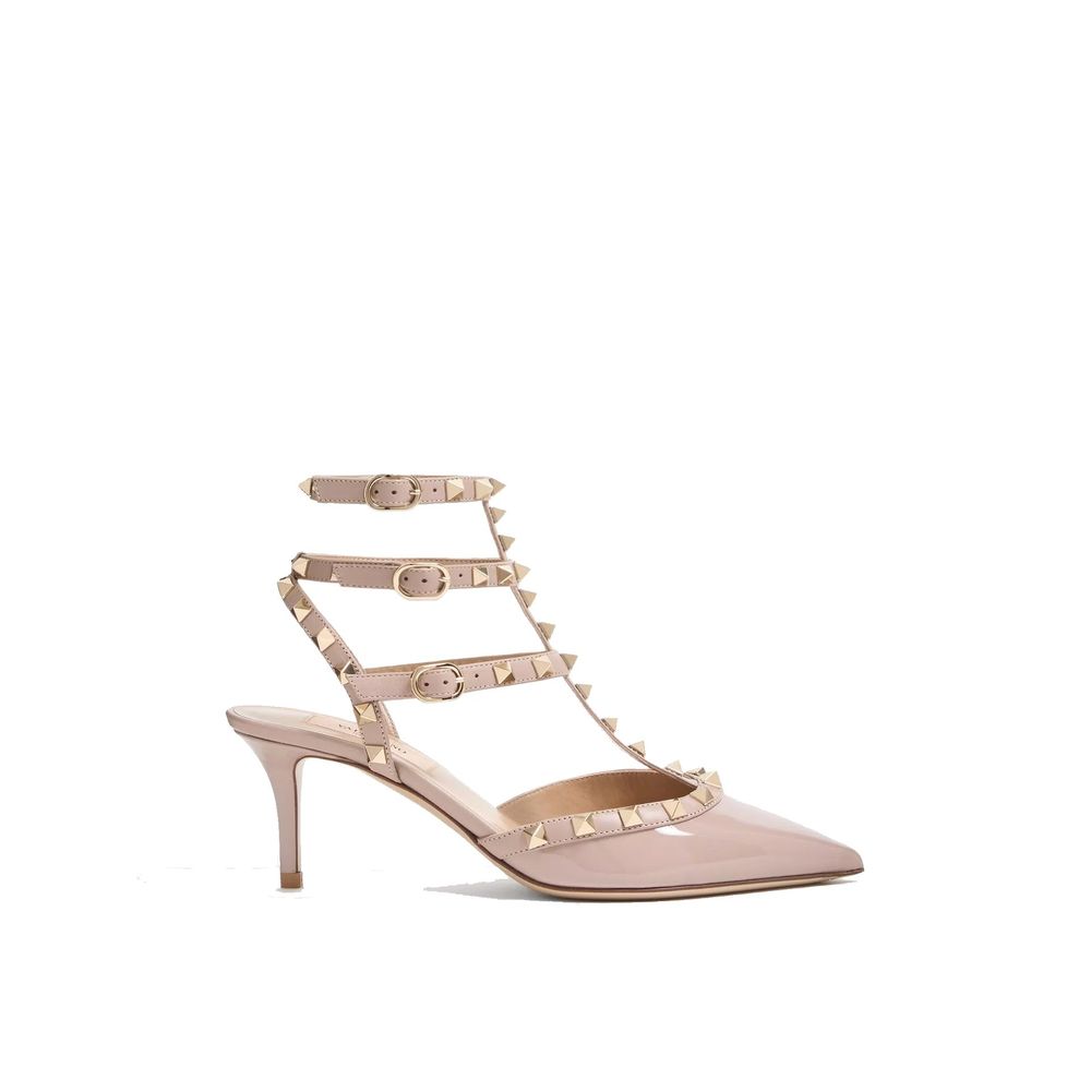 Valentino Garavani Beige Calfskin Platform Women's Pumps
