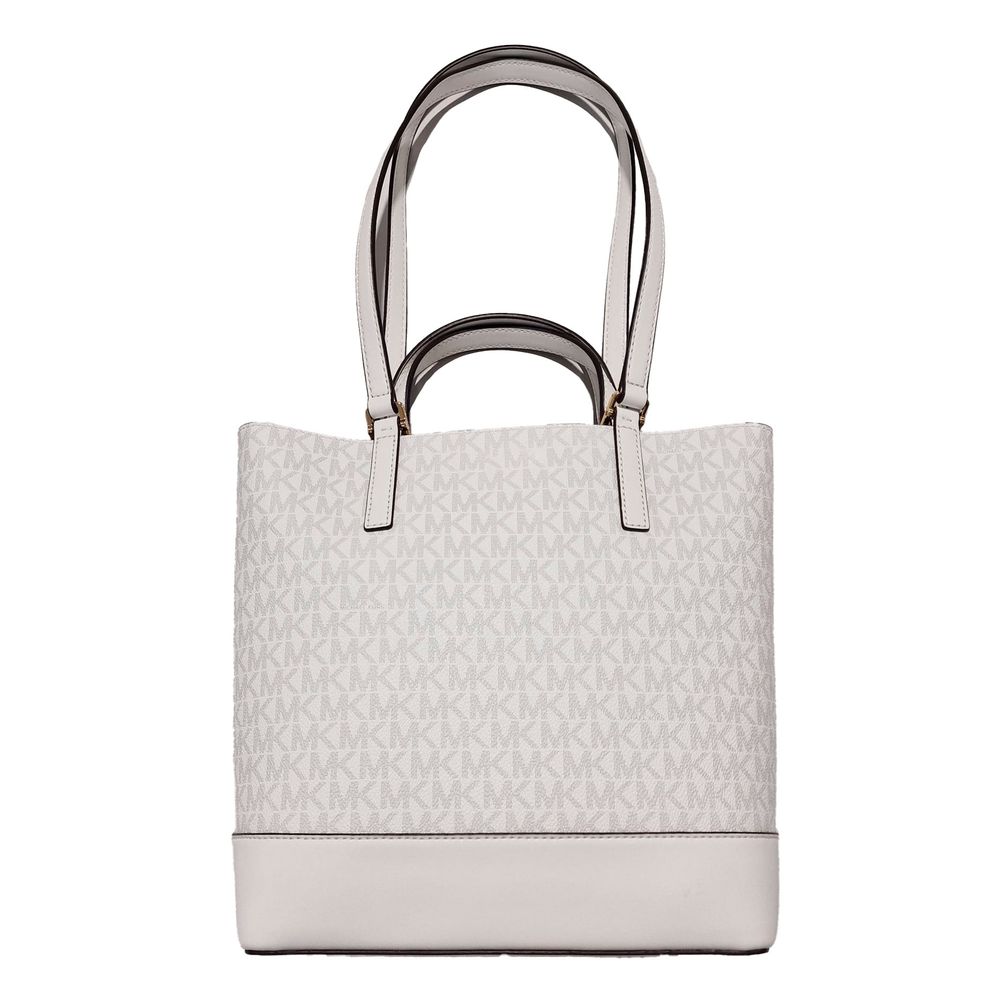 Michael Kors White Leather Tote Women's Bag