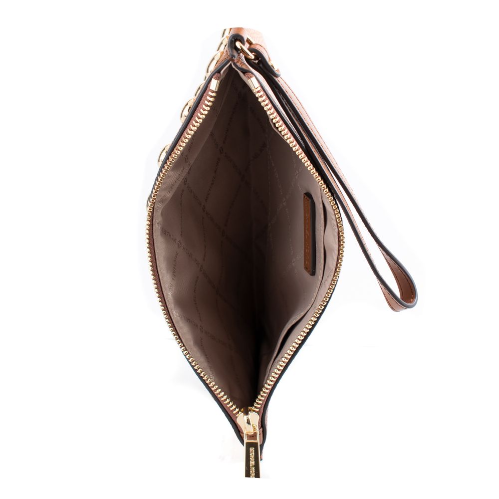 Michael Kors Black Leather Clutch Women's Bag