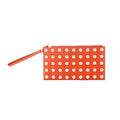 Michael Kors Orange Leather Clutch Women's Bag