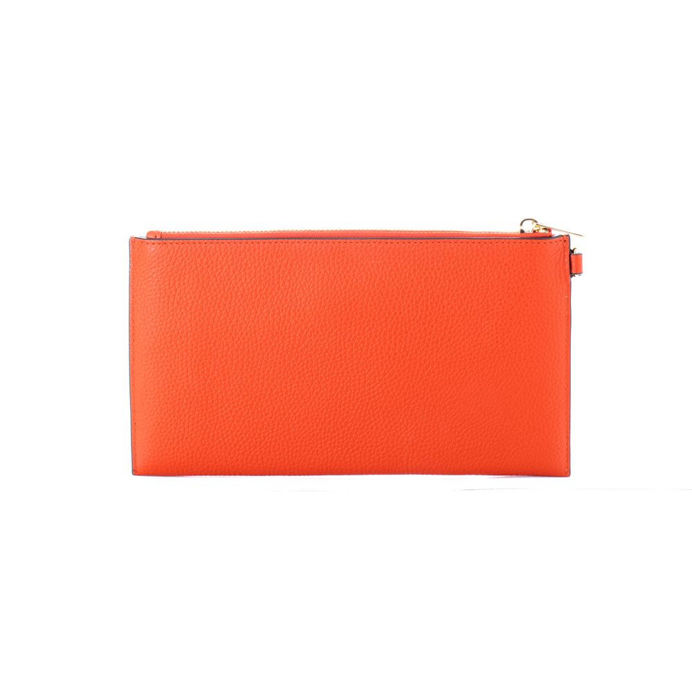 Michael Kors Orange Leather Clutch Women's Bag