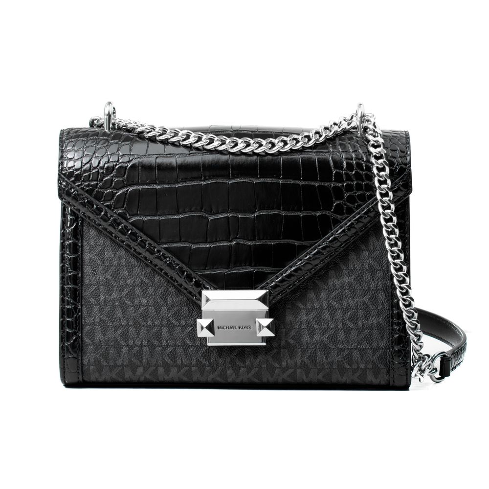 Michael Kors Black Canvas Crossbody Women's Bag