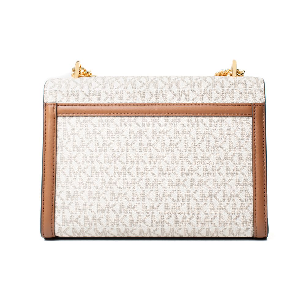 Michael Kors Beige Canvas Shoulder Women's Bag