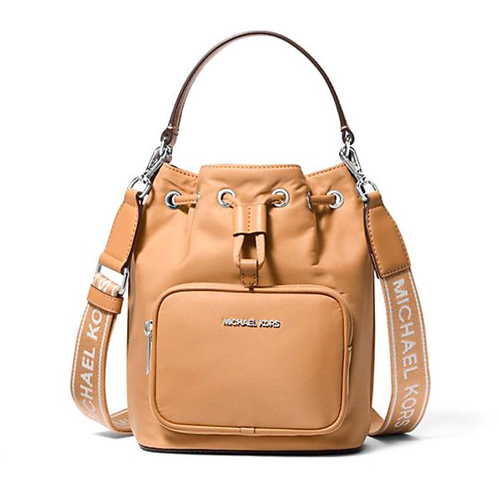 Michael Kors Brown Nylon Backet Women's Bag