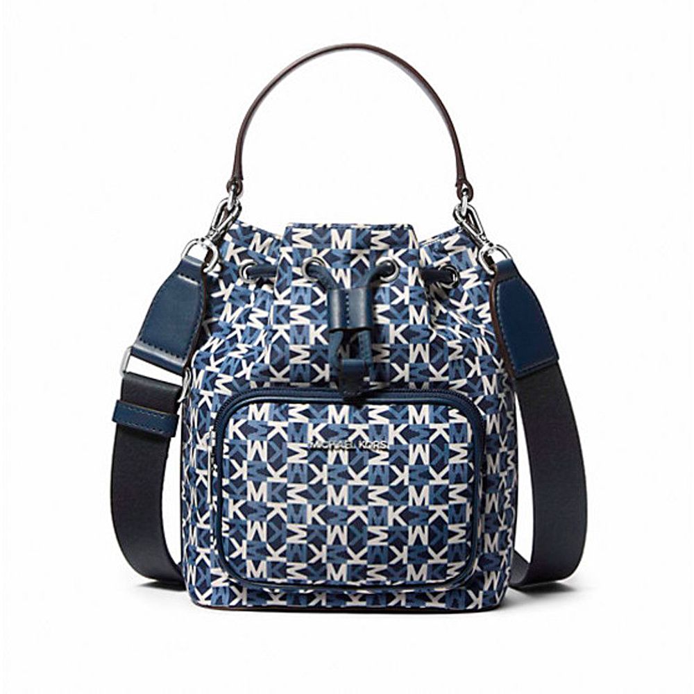 Michael Kors Blue Nylon Backet Women's Bag