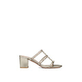 Valentino Garavani Gold Calfskin Women's Mules