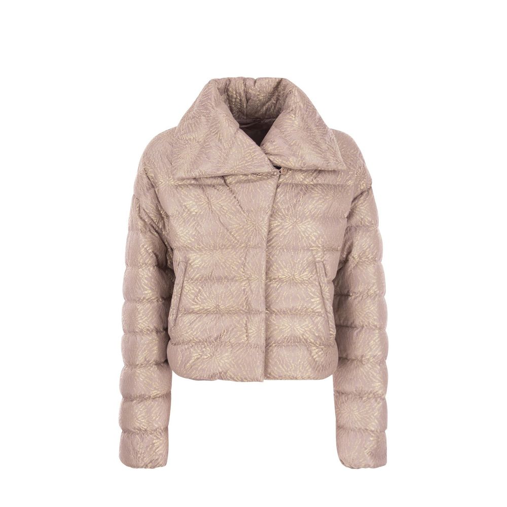 Herno Beige Metallic Fibre Women's Clothing