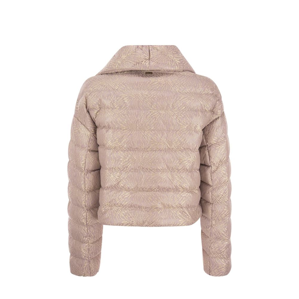 Herno Beige Metallic Fibre Women's Clothing