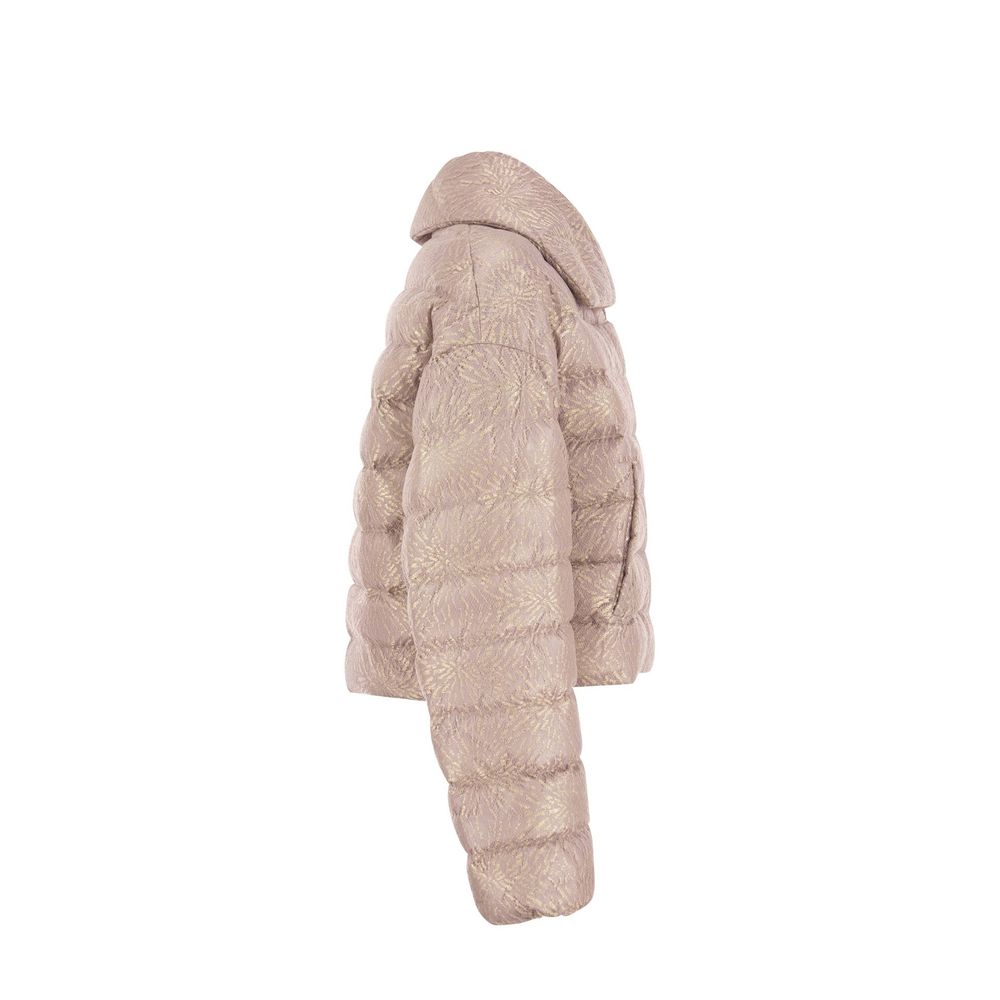Herno Beige Metallic Fibre Women's Clothing