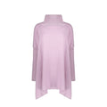 Herno Purple Virgin Wool Women's Poncho