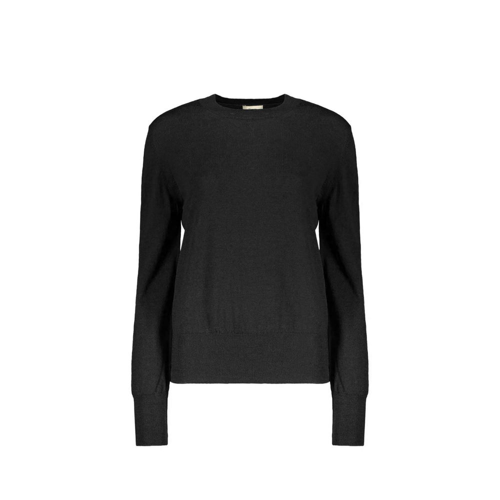 Herno Black Virgin Wool Women's Sweatshirt