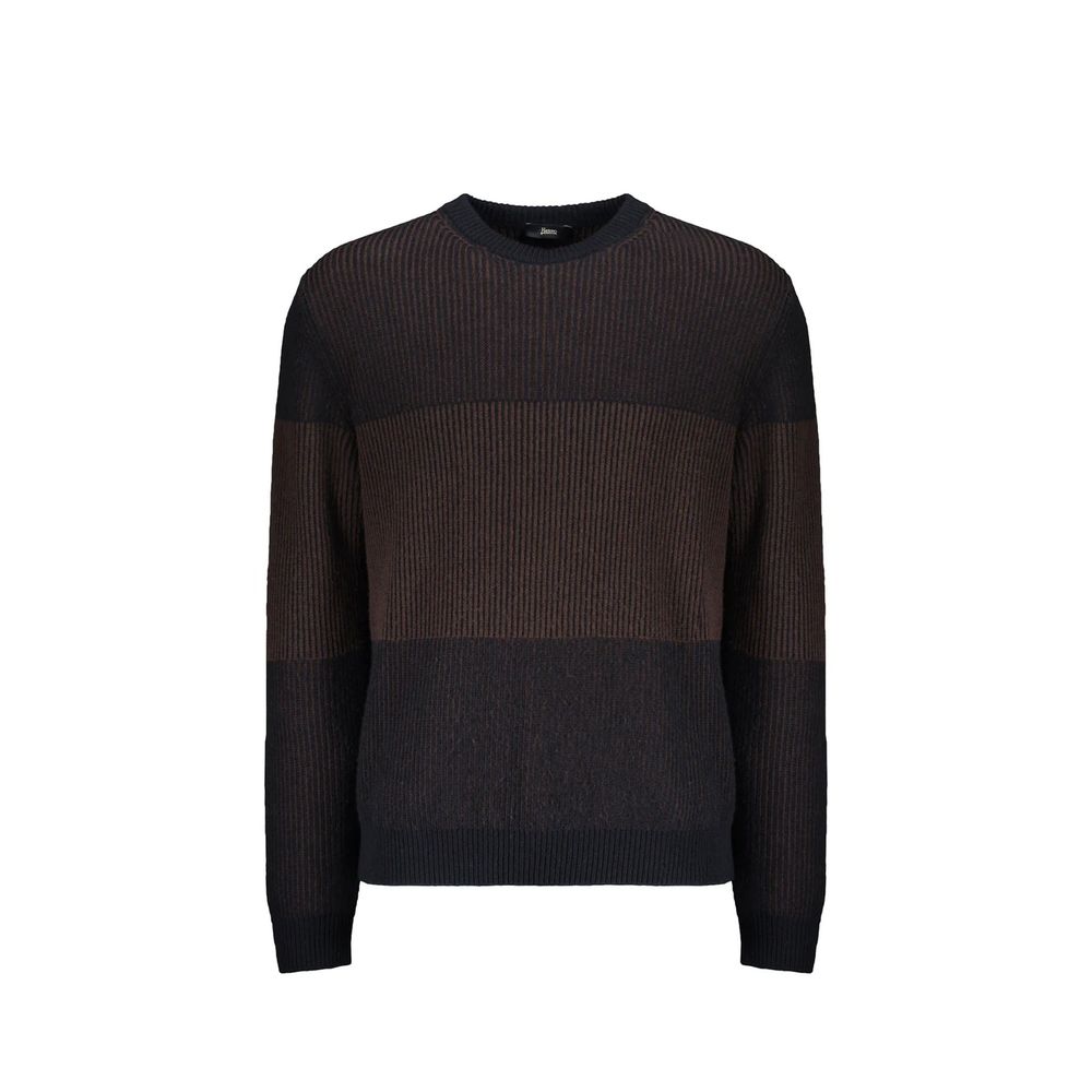 Herno Blue Wool Men's Sweatshirt