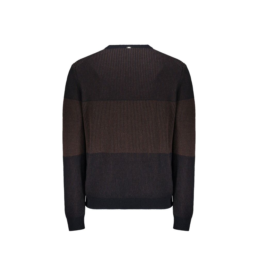 Herno Blue Wool Men's Sweatshirt