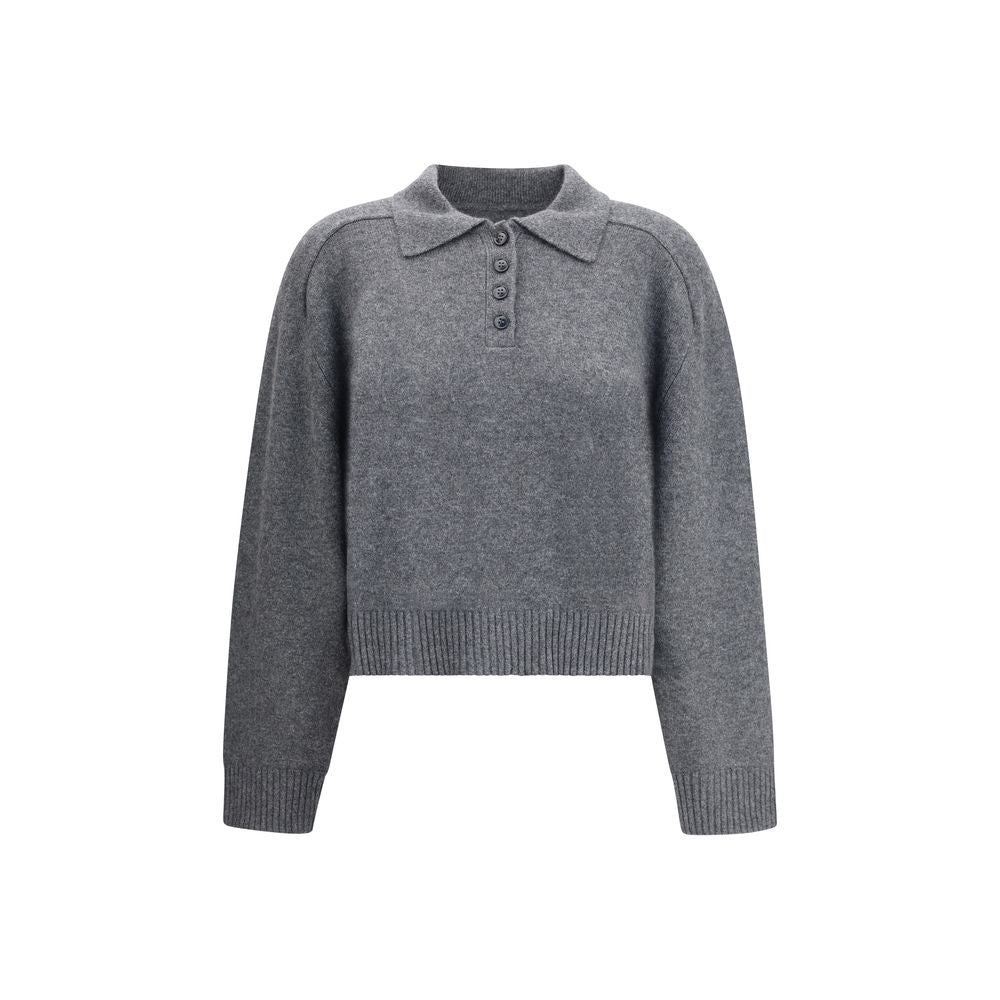 Loulou De Saison Gray Cashmere Cashmere Women's Sweater