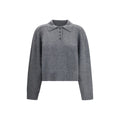 Loulou De Saison Gray Cashmere Cashmere Women's Sweater