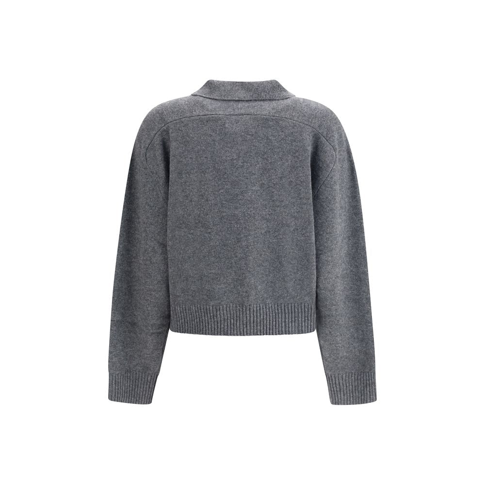 Loulou De Saison Gray Cashmere Cashmere Women's Sweater