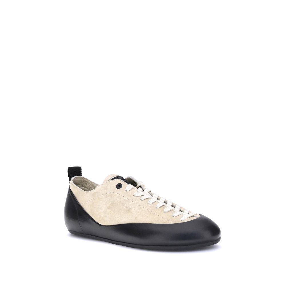 Proenza Schouler Beige Rubber Athletic Women's Sneakers