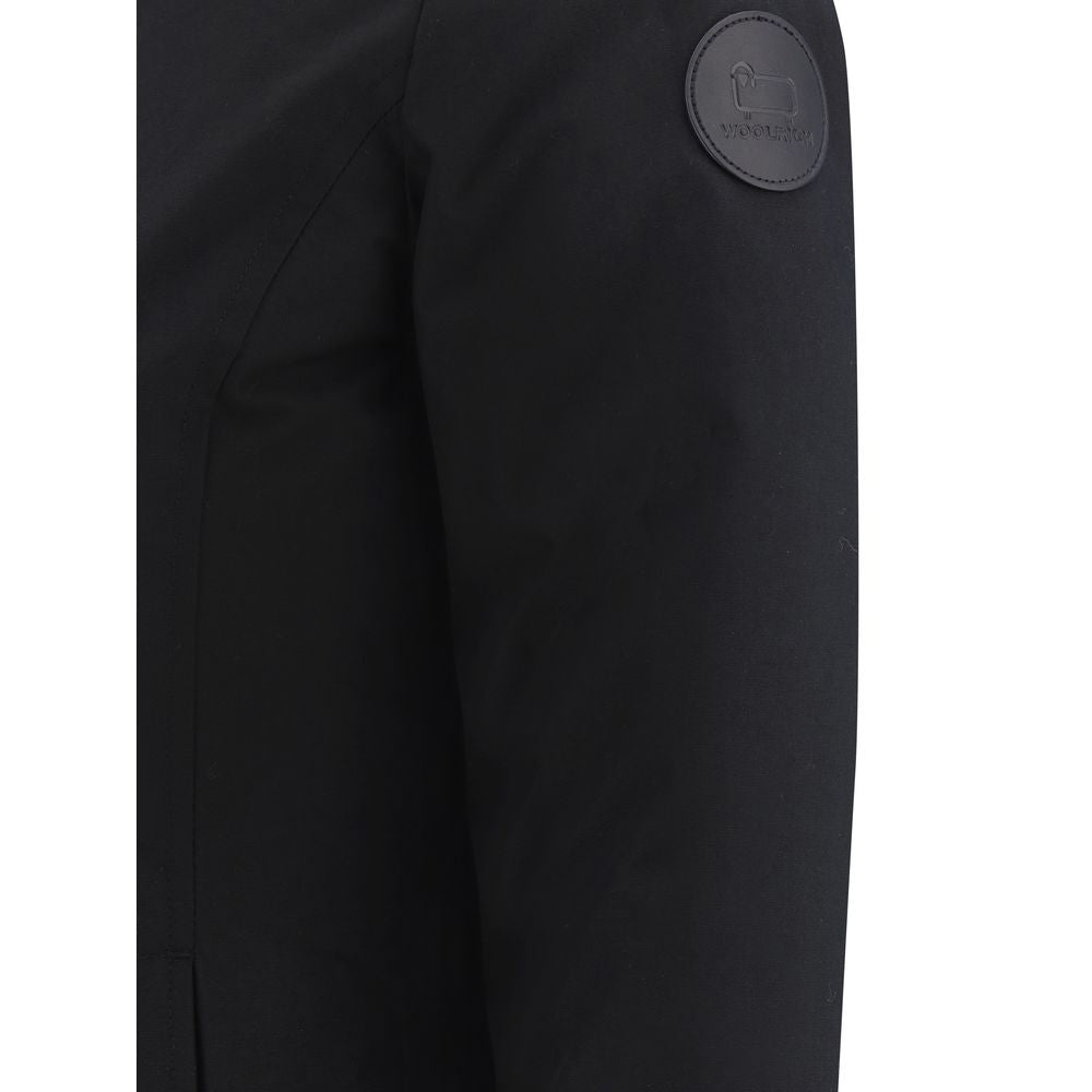 Woolrich Black Nylon Women's Parka