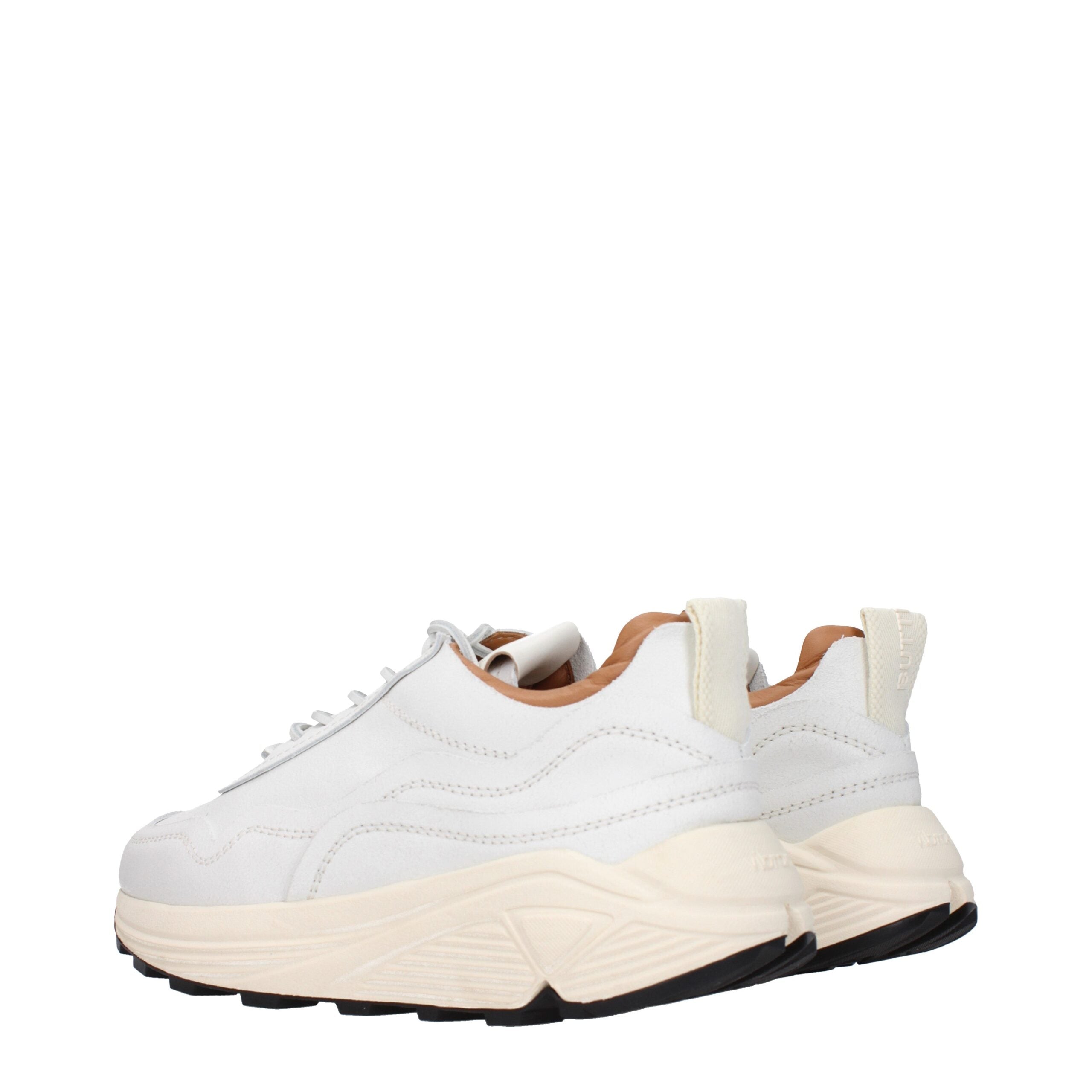 Buttero White Leather Chunky Men's Sneakers