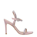 Stuart Weitzman Pink Leather Stiletto Heel Women's Sandals