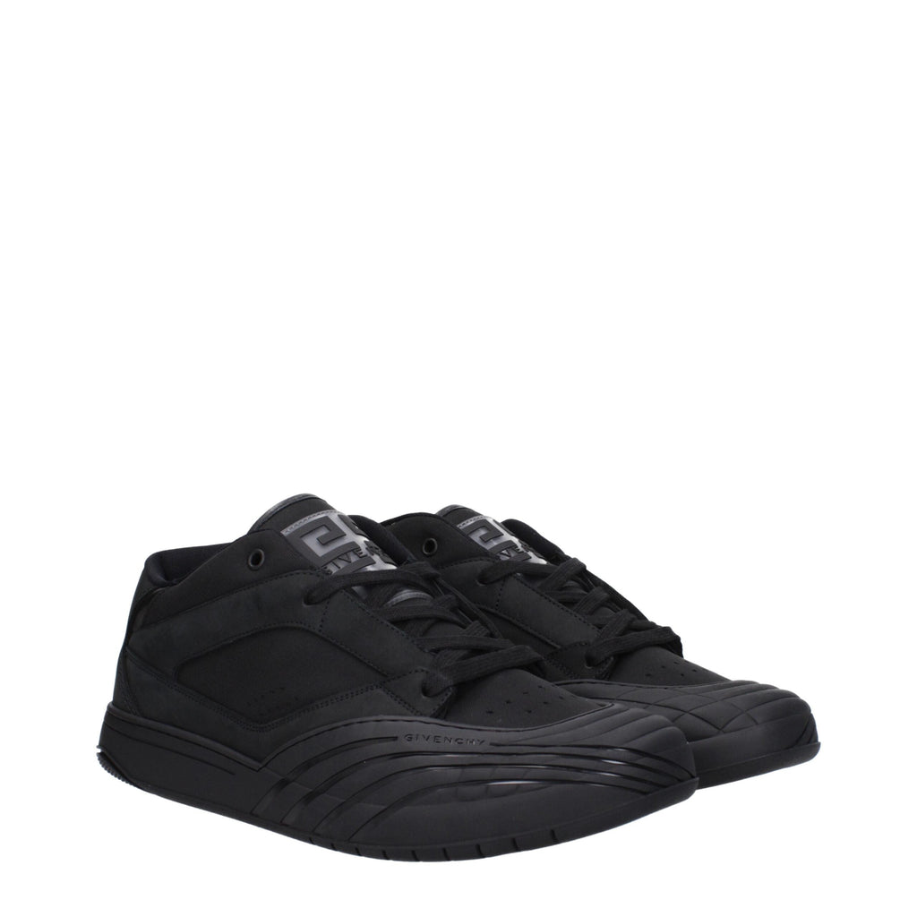 Givenchy Black Fabric Low Top Men's Sneakers