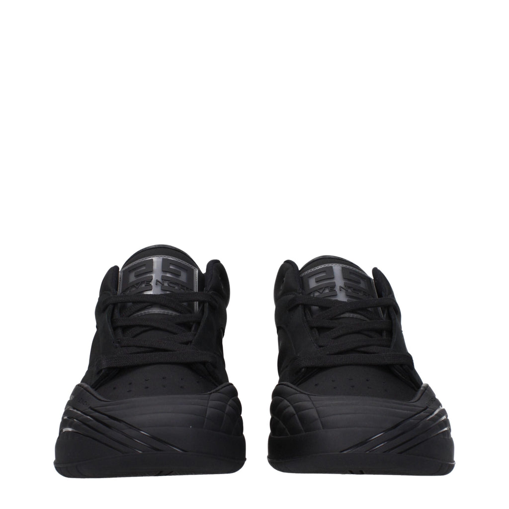 Givenchy Black Fabric Low Top Men's Sneakers
