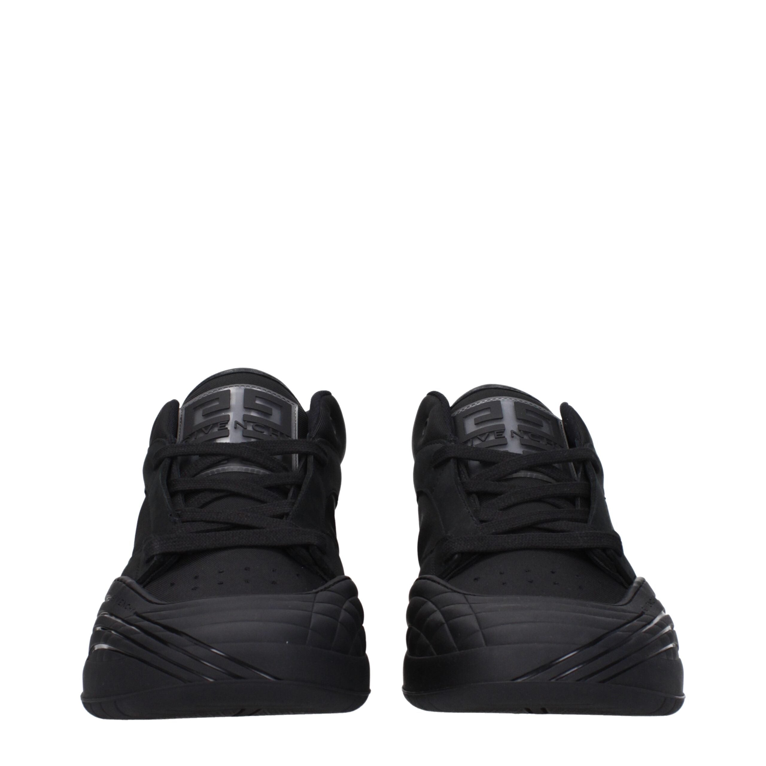 Givenchy Black Fabric Low Top Men's Sneakers